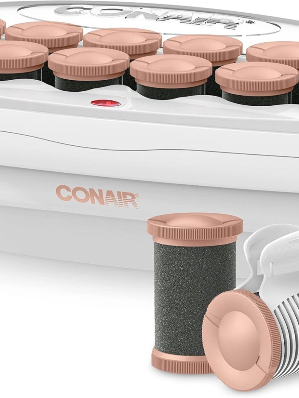 Conair Big Curls and Waves Jumbo Ceramic Hot Rollers with 12 Clips CHV12XNC